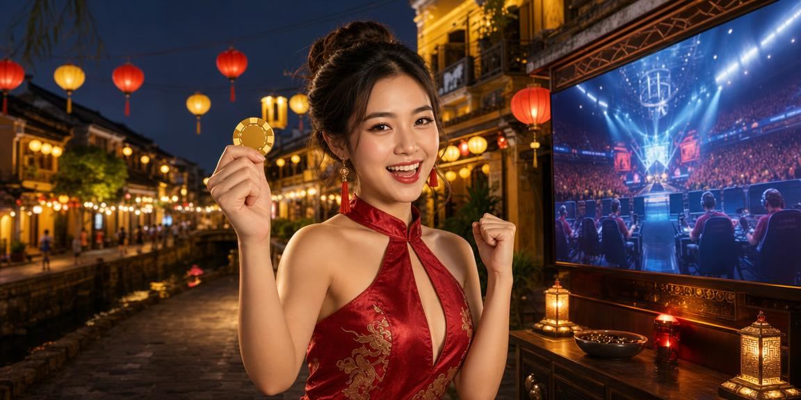 Người chơi Việt Nam theo dõi kết quả cá cược thể thao và casino trực tuyến trên máy tính bảng buổi tối